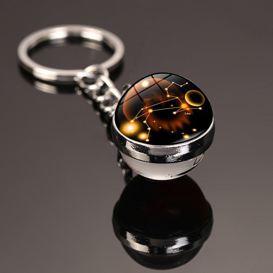 Starry Constellation Time Gem Keychain