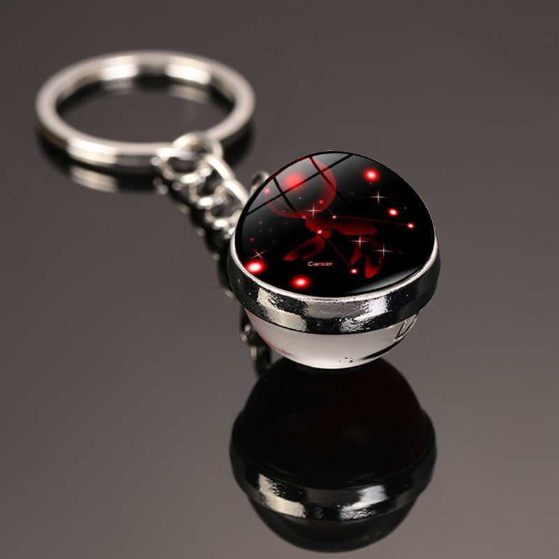 Starry Constellation Time Gem Keychain