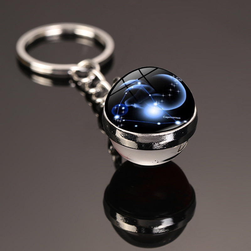 Starry Constellation Time Gem Keychain