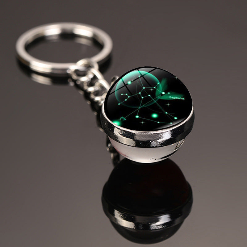 Starry Constellation Time Gem Keychain