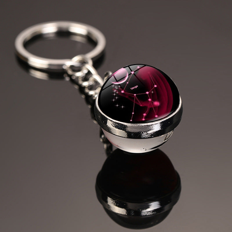 Starry Constellation Time Gem Keychain