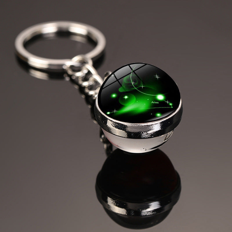 Starry Constellation Time Gem Keychain