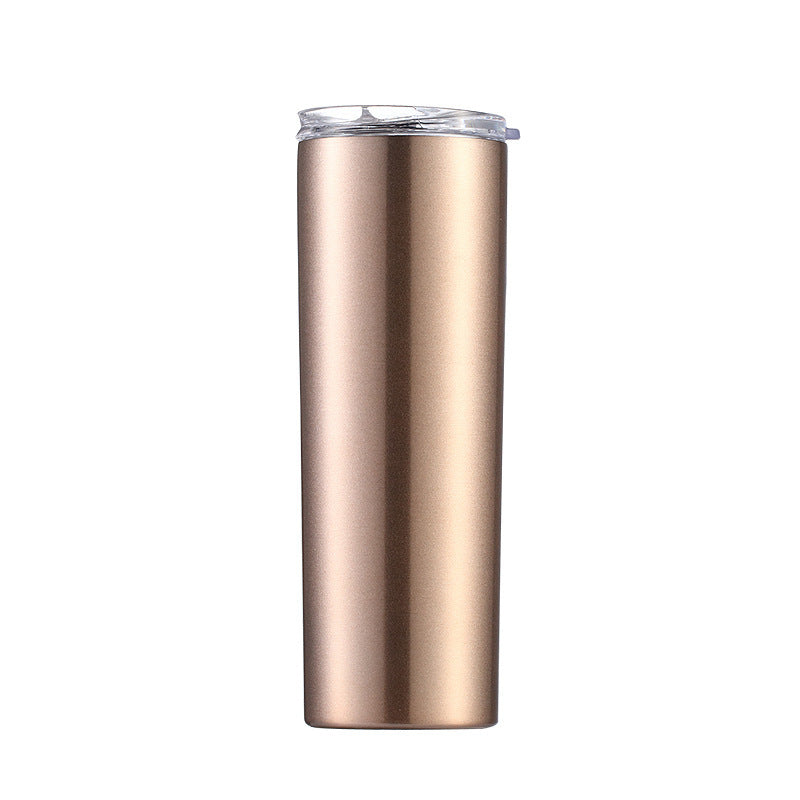 Skinny Stainless Steel Tumbler – 20oz Double-Wall Insulated Cup