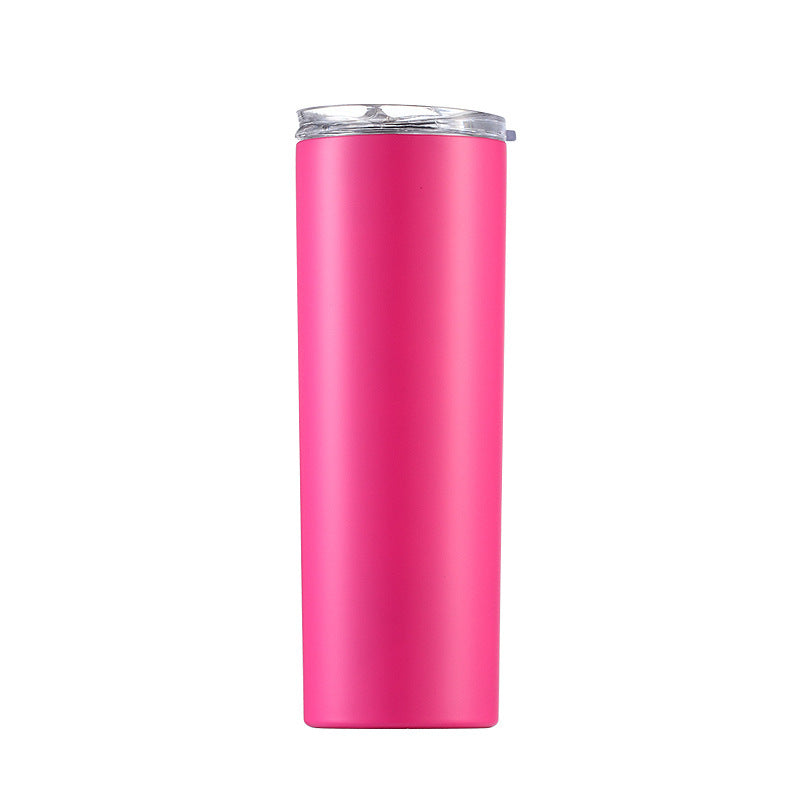 Skinny Stainless Steel Tumbler – 20oz Double-Wall Insulated Cup