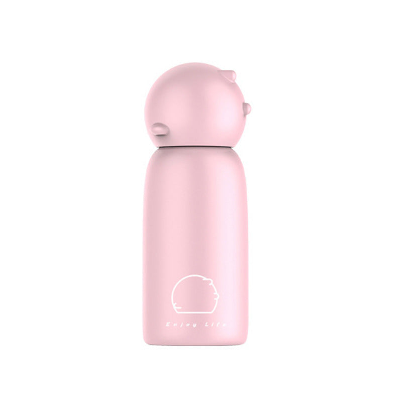 Piggy Thermos Tumbler – 300ml Stainless Steel Insulated Bottle