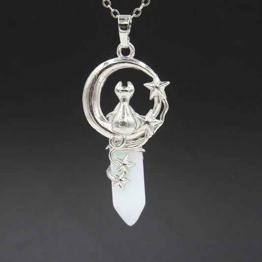 Celestial Cat Prism Pendant